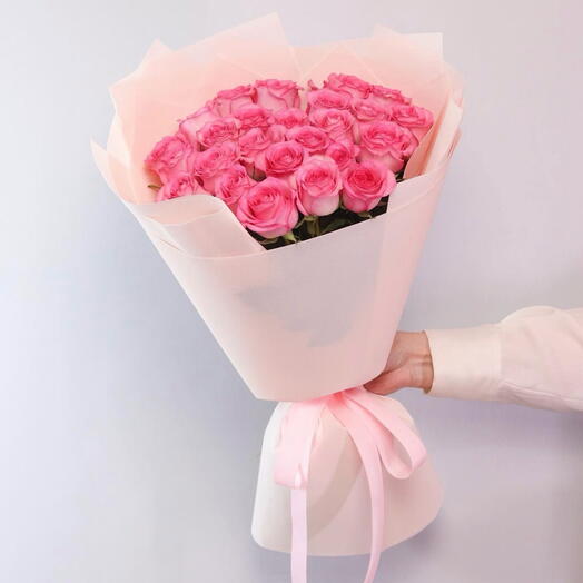 Букет розовых роз