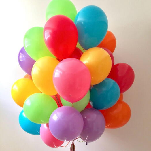 Набор из 3 разноцветных воздушных шаров