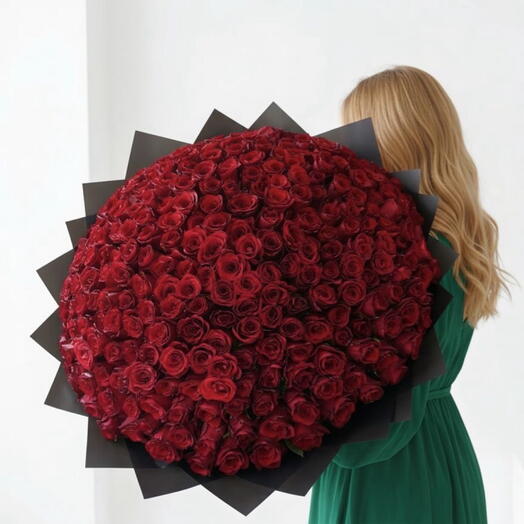 301 Грандиозный романтический букет