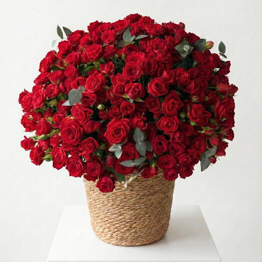 Everyday- 365 red Spray Rose Basket