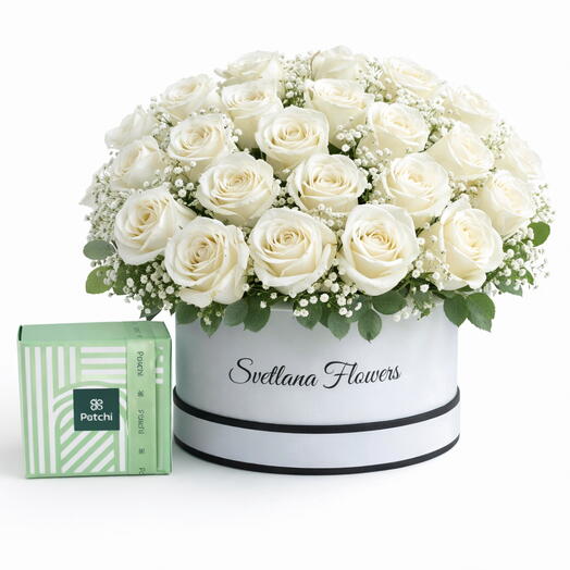 San Valentín Marfil Prestigio | 51 Rosas Blancas