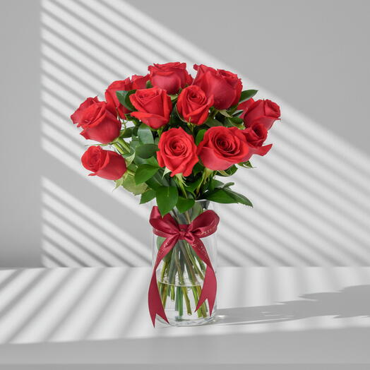 15 роз, После полуночи в стеклянной вазе