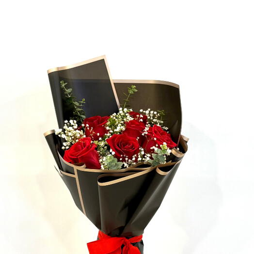 Букет из 6 красных роз