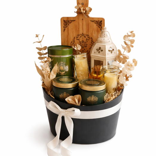 Caja sombrerera de mesa de Ramadán