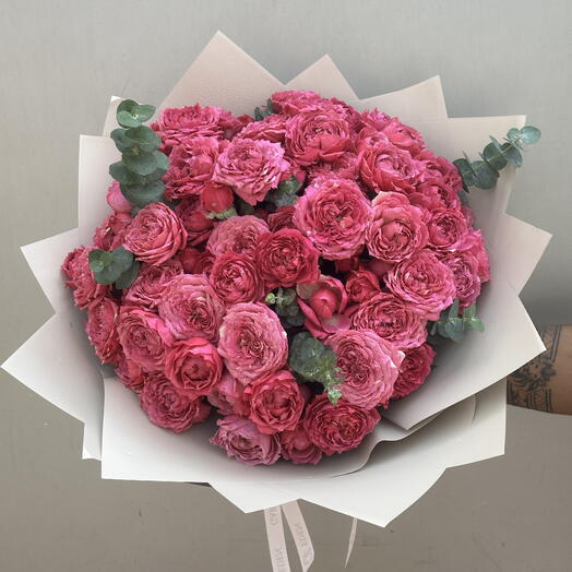 Blush Peony Elegance – 21 Pink Peony Roses