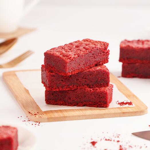Boîte de 6 brownies Red Velvet Dream