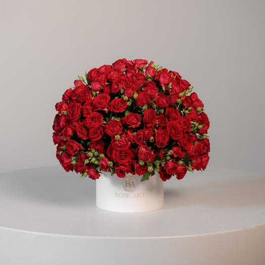 Red Spray Roses Box (45)