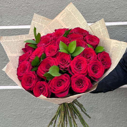 Букет из 30 красных роз