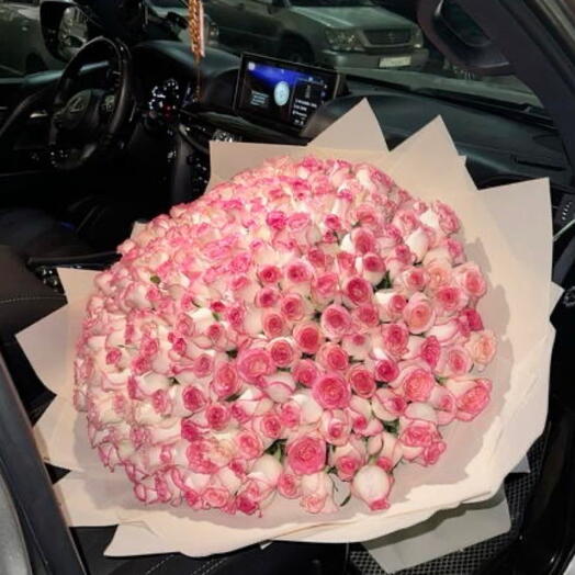 201 Premium Pink Roses Luxury Bouquet