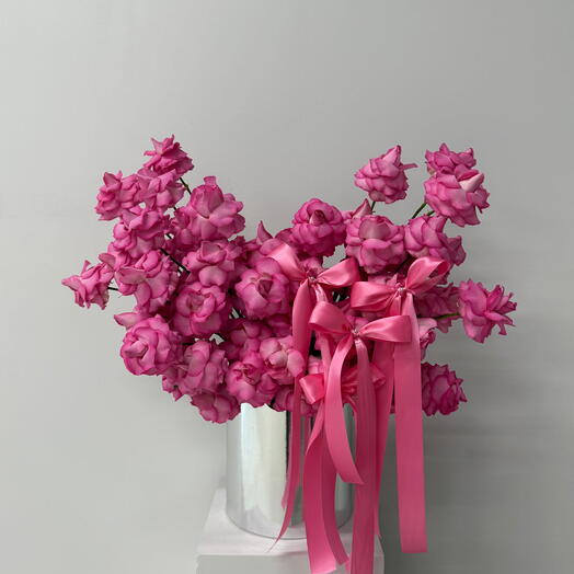 Желание сердца _ 99 Розовая роза Роскошная большая коробка