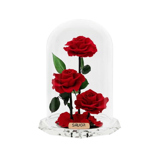 Infinity Crystal Trio Dome - Red