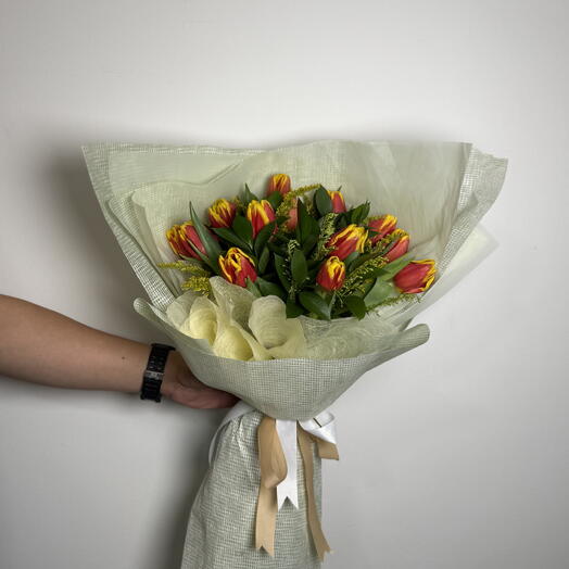 RBR Golden Flame tulip