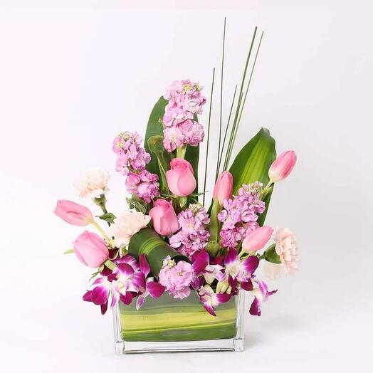 Pretty Lady Vase Arrangement