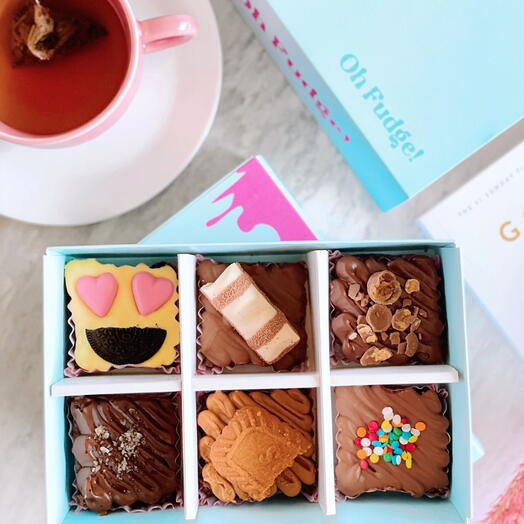 Коробка из 6 брауни