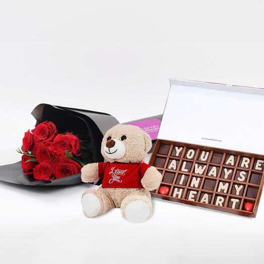 Valentine You Are Always In My Heart Chocolates Trio