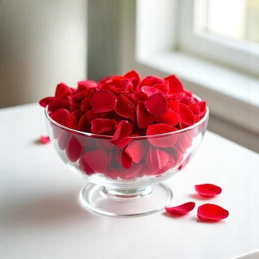 Romantic Red Rose Petals – 1kg Bag | Premium Fresh Flower Petals for Decoration   Events