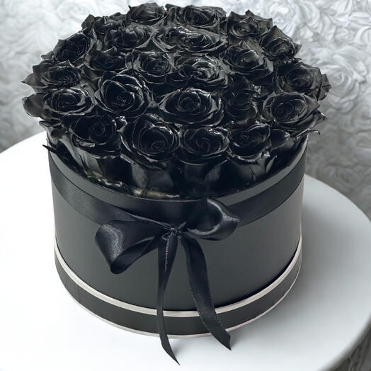 Exclusive 21 Black Roses Box | Modern Romantic Gift Dubai