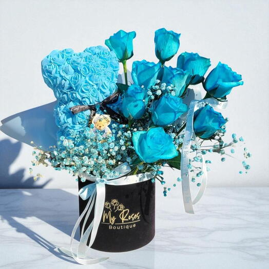 Bébé garçon bleu