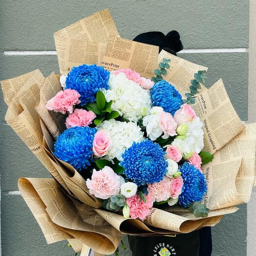 Blue magic bouquet