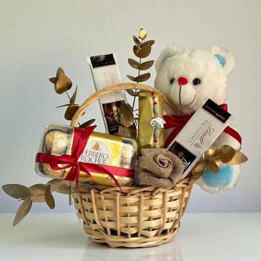 Premium Chocolate Teddy Gift Hamper