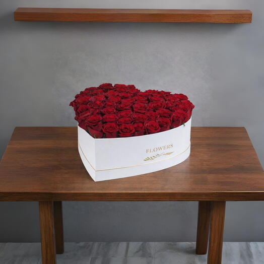 Endless Love Heart Box-25 Roses