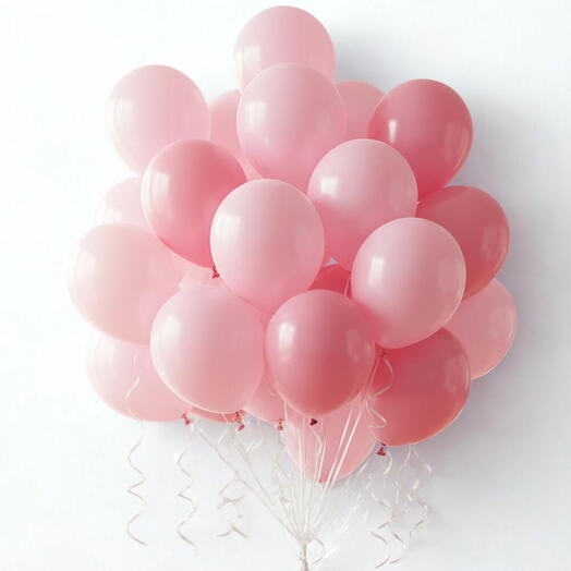24 Pink Latex Balloons | Helium Filled Floating Surprise of Love   Joy