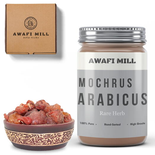 AWAFI MILL  Mochrus arabicus gum | Bombax Ceiba- Bottle of 100 Gram