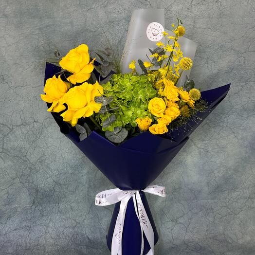 Нежный жёлтый