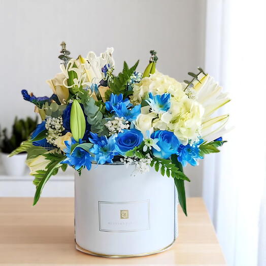 Ramo de Flores en Caja - Elegante Arreglo Floral