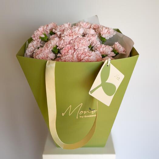 Pink carnations (40 pcs)