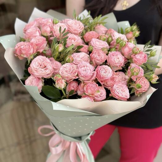 Bouquet bombastique de roses spray