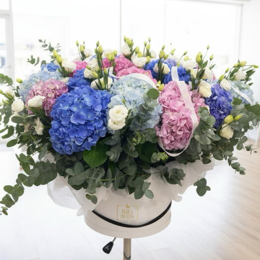 Elegance redefined in every royal bloom 💙💗