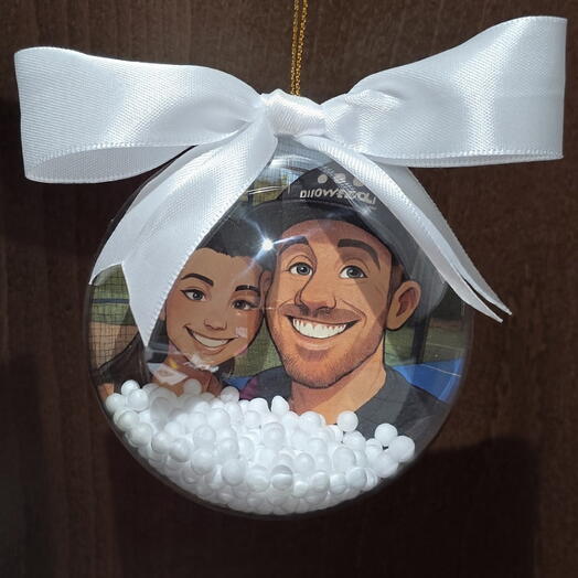 Christmas Photo Ornament - Custom Photo Ornament - Chriatmas Tree Decor