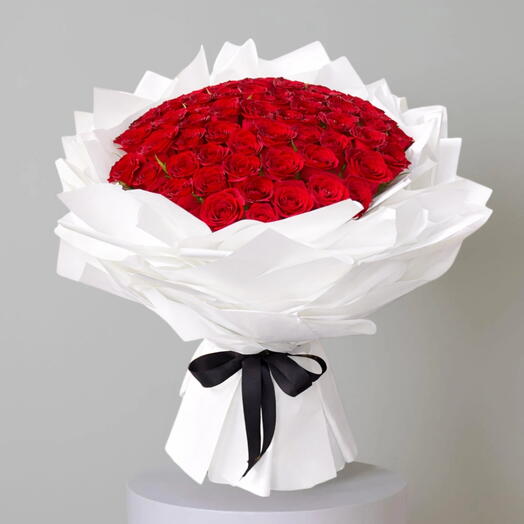 Love Latter 101 _ Valentine Red Rose Bouquet