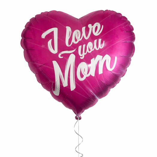 I love you Mom Foil Balloon- 18inch