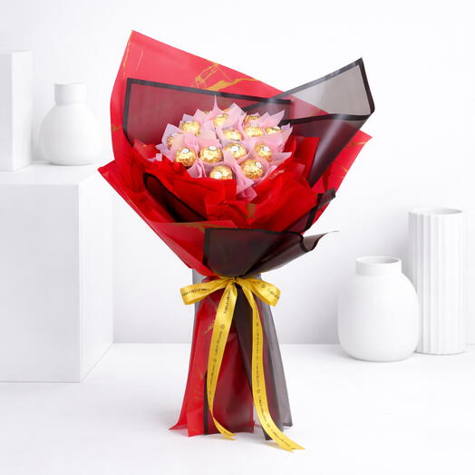 باقة من 16 قطعة شوكولاتة فيريرو روشيه