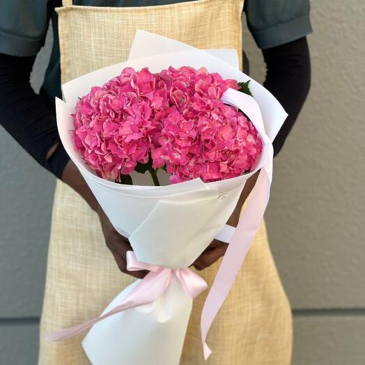 Charming Pink Hydrangea Bouquet -592