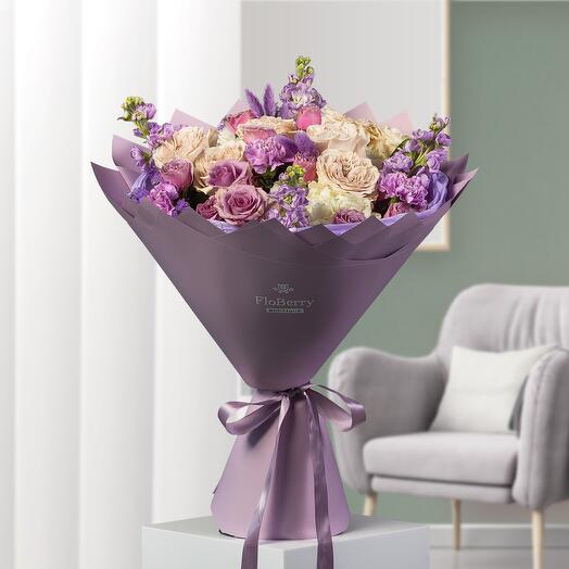 "Blueberry Smoothie" Bouquet L