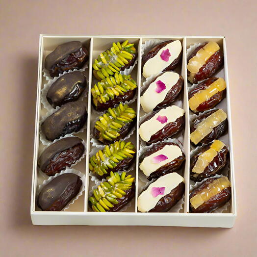 Pure Indulgence Collection Stuffed Dates Medium Box 20pcs