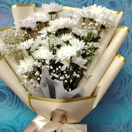 Элегантный белый букет Гармония
