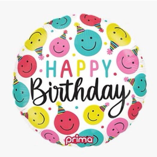 Globo metalizado Feliz cumpleaños 1102