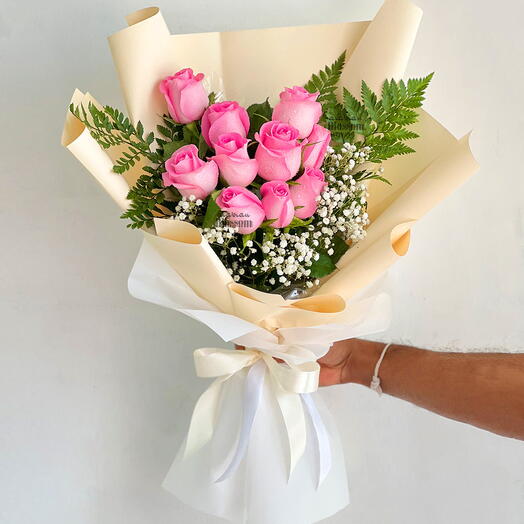 Beautiful Pink Rose Bouquet