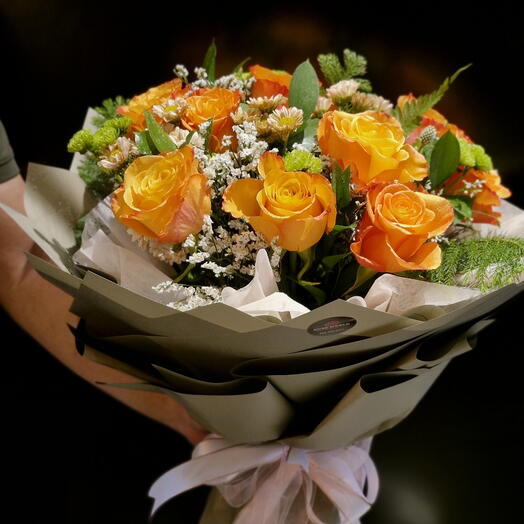 Волшебный мандариновый букет