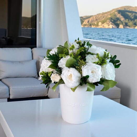 Luna Blanc. Стабилизированные цветы