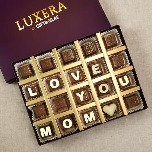 Шоколад Love You Mom 20 шт от LUXERA