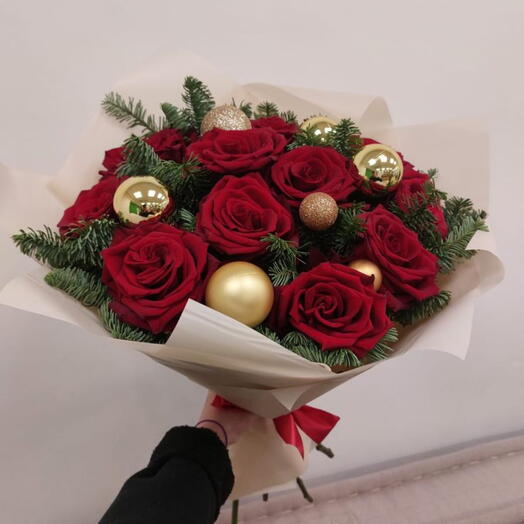 Рождественская багровая элегантность