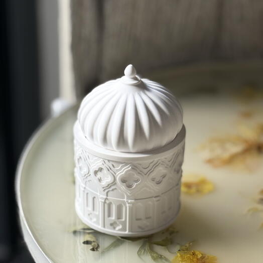 Ramadan Candle in a mosque style jar