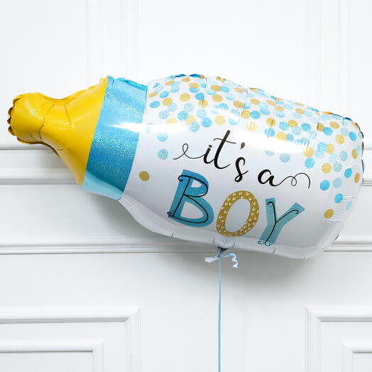 Its a Boy Bottle Shape Foil Balloon