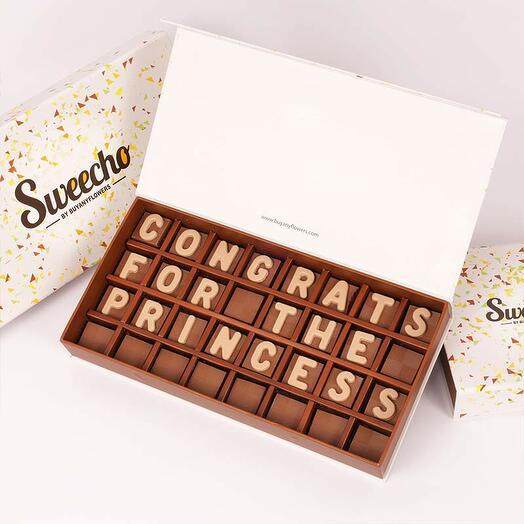Congrats For The Princess Chocolates By Sweecho