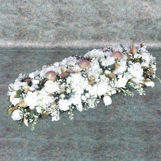 Ramadan Celebration Table Centerpiece White Large